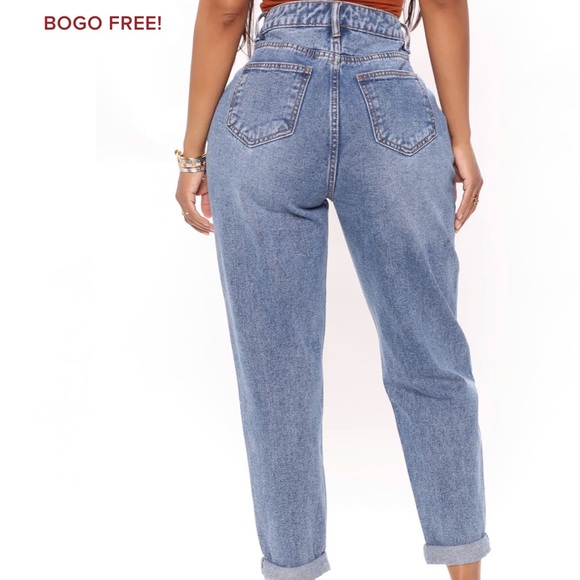🆕 Fashion Nova Mom jeans 🆕🆕 - Picture 3 of 6